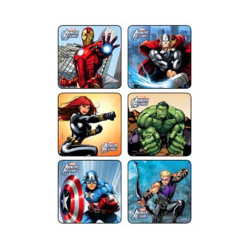 Disney 75 per Pack Avengers Assemble Sticker 2-1/2 Inch 1538P Pack of 90