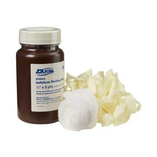 Wound Packing Strip Dukal Iodoform 1/4 Inch x 5 Yard Sterile Antiseptic 270 Pack of 1 9000PCAU Dukal 348492_EA