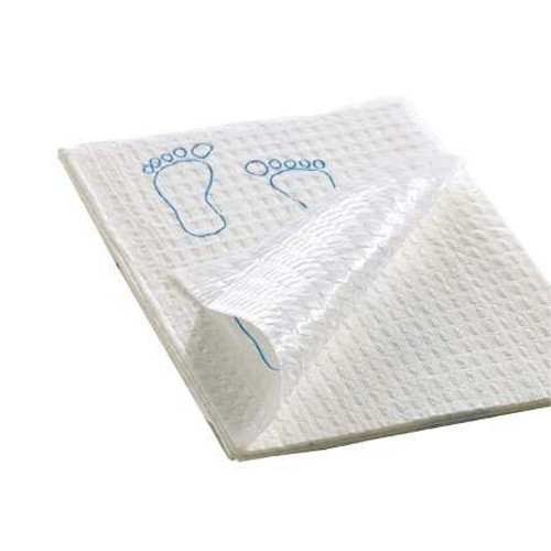 Procedure Towel Footprint 13-1/2 X 18 Inch White / Blue Footprints NonSterile 70190N Case/500 9411C Graham Medical Products 198385_CS Procedure Towel Footprint 13-1/2 X 18 Inch White / Blue Footprints NonSterile 70190N Case/500 9411C Graham Medical Products 198385_CS
