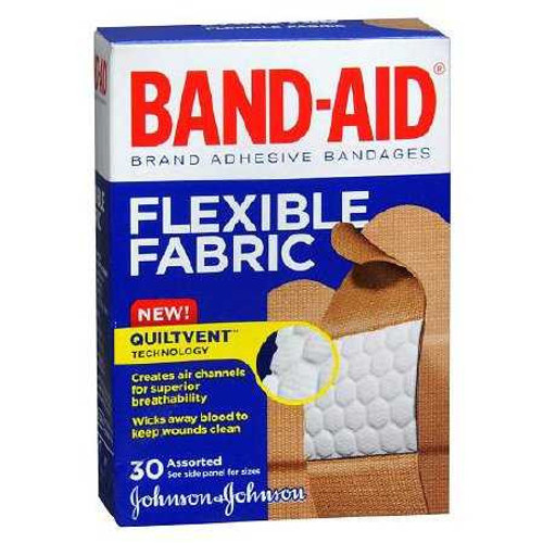 Adhesive Strip Band-Aid® 5/8 x 2-1/4 Inch / 3/4 x 3 Inch / 1 x 3 Inch Fabric Rectangle Tan Sterile 08137004430 Box of 1 D574P-1027 Band-Aid® 861270_BX