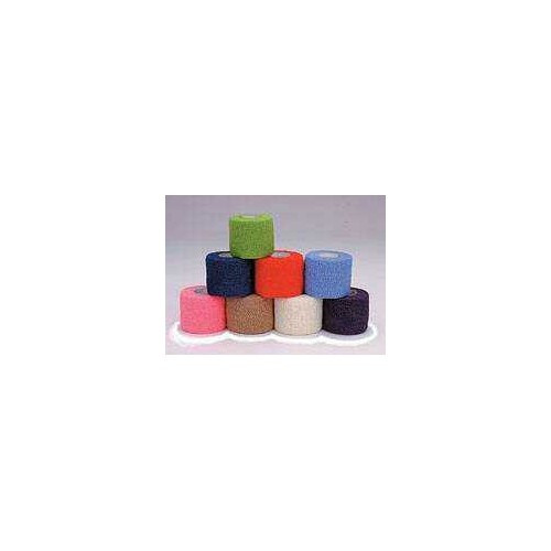 Cohesive Bandage CoFlex 3 Inch x 5 Yard Self-Adherent Closure Neon Pink / Blue / Purple / Light Blue / Neon Green / Red NonSterile 14 lbs. Tensile Strength 3300CP-024 Case of 24