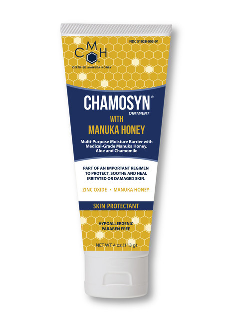 Chamosyn Skin Protectant Ointment, 20% Zinc Oxide and 0.45% Menthol, 4 oz., Case of 24