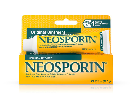 First Aid Antibiotic Neosporin Ointment 1 oz. Tube Box of 6