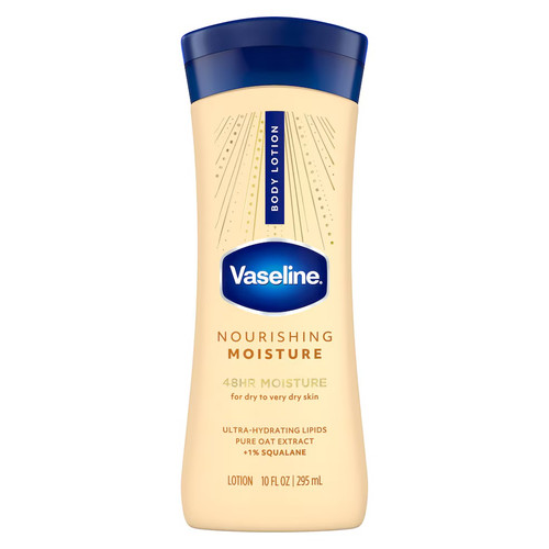 Vaseline Nourishing Moisture Body Lotion, 10 oz. Scented, Bottle of 1