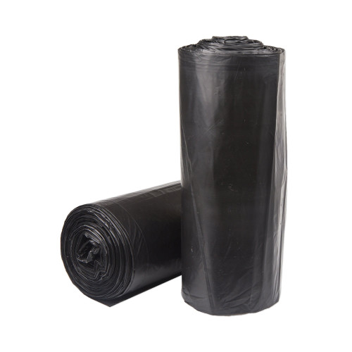 McKesson Trash Bag 60 gal. 1.2 mil 38 X 58 Inch Black Super Plus Duty Star Seal Bottom Coreless Roll, SL3858120K-1, Case of 100