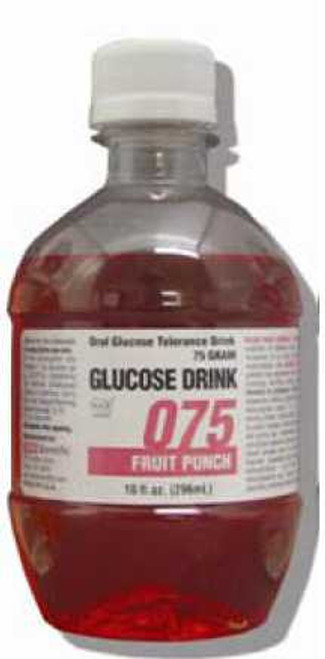 Glucose Tolerance Beverage Glucose Drink 10 oz. per Bottle Fruit Punch Flavor 75 Gram 10-FP-075 Case/24 26001170 Azer Scientific 736722_CS Glucose Tolerance Beverage Glucose Drink 10 oz. per Bottle Fruit Punch Flavor 75 Gram 10-FP-075 Case/24 26001170 Azer Scientific 736722_CS