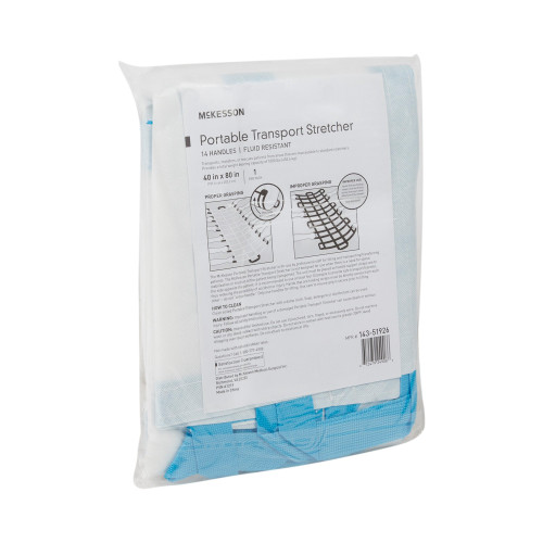 Transfer Sheet McKesson White 40 x 80 Inch 14 Handles 143-51926 Pack of 1