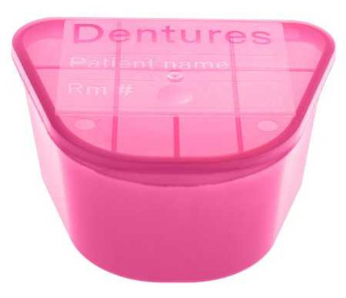 McKesson Denture Cup 8 oz. Pink Hinged Lid Disposable 51-H980-91 Case/200 49348087359 MCK BRAND 1177280_CS McKesson Denture Cup 8 oz. Pink Hinged Lid Disposable 51-H980-91 Case/200 49348087359 MCK BRAND 1177280_CS