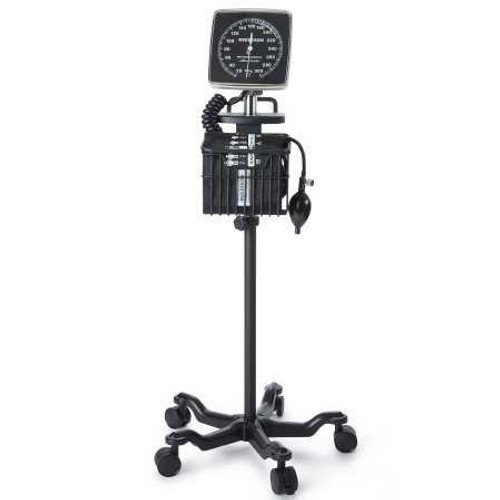 Aneroid Sphygmomanometer with Cuff McKesson LUMEON 2-Tubes Mobile Adult Medium Cuff 01-752M-11ABKGM Case/2 7818 MCK BRAND 1178037_CS