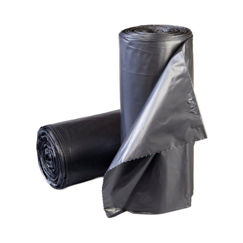McKesson Trash Bag 45 gal. 1.1 mil 38 X 58 Inch Gray Extra Heavy Plus Duty Star Seal Bottom Coreless Roll, BR3858XHVG, Case of 100