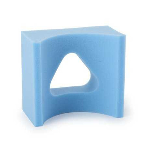 Head Positioner McKesson 9 W X 8 D X 4-1/2 H Inch Foam Freestanding 136-64185 Each/1 PC7152BL-PB MCK BRAND 929212_EA