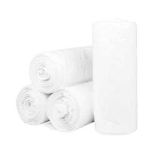 Trash Bag McKesson 45 gal. White LLDPE 0.80 Mil. 40 X 46 Inch Star Seal Bottom Coreless Roll WSL4046XHW Case/100 24122 MCK BRAND 1137635_CS