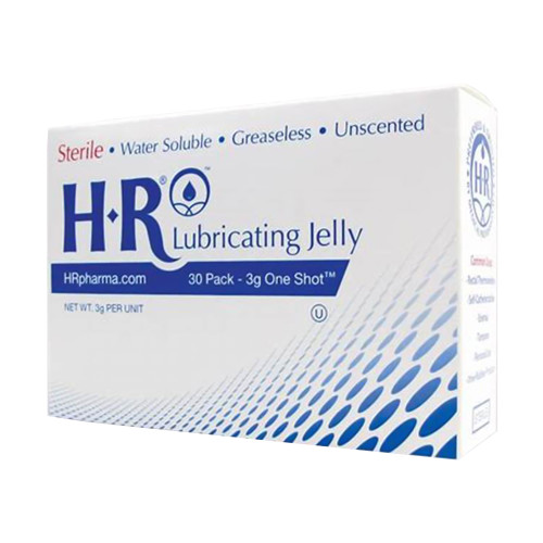 Lubricating Jelly HR One Shot 3 Gram individual Packet Sterile 208 Case of 1440