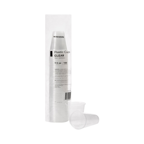 McKesson 7 oz. Polypropylene Drinking Cup Clear Disposable, 16-PDC7, Case of 2000