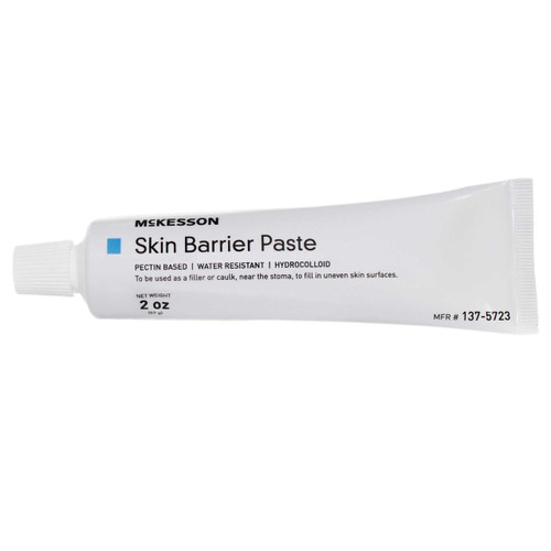 Ostomy Barrier Paste McKesson 2 oz. Tube Pectin-Based Protective Skin Barrier 137-5723 Each/1 4854 MCK BRAND 1081295_EA Ostomy Barrier Paste McKesson 2 oz. Tube Pectin-Based Protective Skin Barrier 137-5723 Each/1 4854 MCK BRAND 1081295_EA