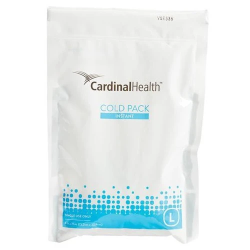Instant Cold Pack Cardinal Health General Purpose Large 6 x 9 Inch Plastic / Ammonium Nitrate / Water Disposable 11440-900 Case of 16