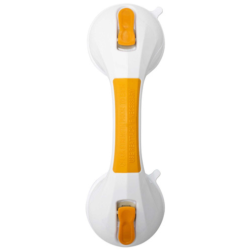 Suction-Cup Grab Bar McKesson White / Yellow Plastic 146-RTL13082 Case/3 10352-1 MCK BRAND 1103365_CS Suction-Cup Grab Bar McKesson White / Yellow Plastic 146-RTL13082 Case/3 10352-1 MCK BRAND 1103365_CS