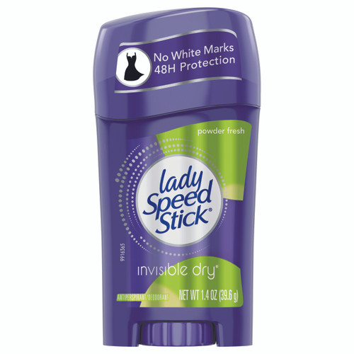 Antiperspirant / Deodorant Lady Speed Stick Solid 1.4 oz. Powder Fresh Scent 196369 Pack of 1