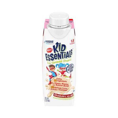 Pediatric Oral Supplement / Tube Feeding Formula Boost Kid Essentials 1.5 Strawberry Splash Flavor 8 oz. Carton Ready to Use 00043900649948 Each/1 33304M71 Nestle Healthcare Nutrition 1178511_EA Pediatric Oral Supplement / Tube Feeding Formula Boost Kid Essentials 1.5 Strawberry Splash Flavor 8 oz. Carton Ready to Use 00043900649948 Each/1 33304M71 Nestle Healthcare Nutrition 1178511_EA