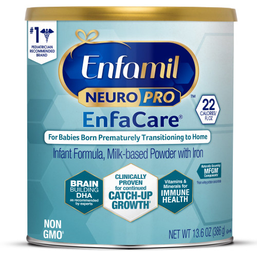 Enfamil NeuroPro EnfaCare Infant Formula, for Infant age 1 year with Premature Birth, 13.6 oz., Pack of 1
