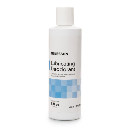 Lubricating Ostomy Appliance Deodorant McKesson Lubricating, 8 oz., Squeeze Bottle, Unscented 137-5721 Case of 6