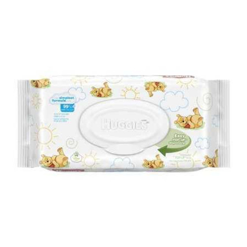 Baby Wipe Huggies Natural Care Soft Pack Purified Water / Coco-Glucoside / Aloe / Vitamin E Unscented 32 Count 42511 Case/512 Kimberly Clark 1088272_CS