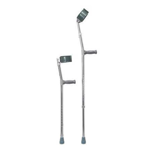 Forearm Crutches Mckesson Adult Steel Frame 300 lbs. Weight Capacity 146-10403 Box/1 603200 MCK BRAND 1095260_BX