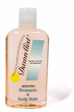 Shampoo and Body Wash DawnMist 4 oz. Flip Top Bottle Apricot Scent MS3367 Pack of 1
