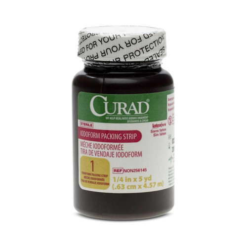 Wound Packing Strip CuradCotton Iodoform 1/4 Inch X 5 Yard Sterile NON256145 Each/1 3190 MEDLINE 468413_EA