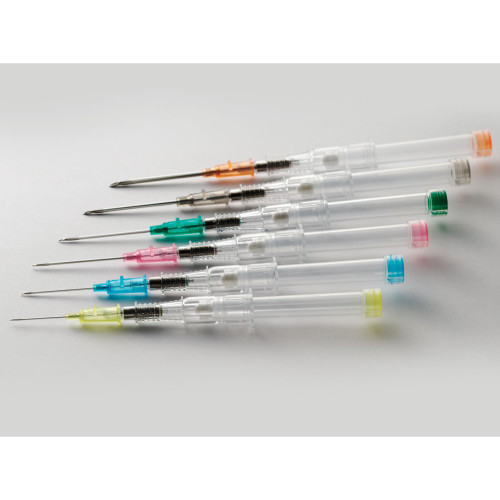 VanishPoint Peripheral IV Catheter 20 Gauge 1-1/4 Inch Polyurethane Straight Hub Non Blood Control Passive Safety, 31441, Case of 200