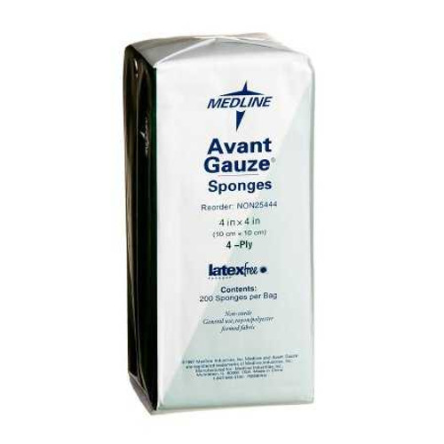 Nonwoven Sponge Avant GauzePolyester / Rayon 4-Ply 4 X 4 Inch Square NonSterile NON25444 Case/2000 1584 MEDLINE 476022_CS Nonwoven Sponge Avant GauzePolyester / Rayon 4-Ply 4 X 4 Inch Square NonSterile NON25444 Case/2000 1584 MEDLINE 476022_CS