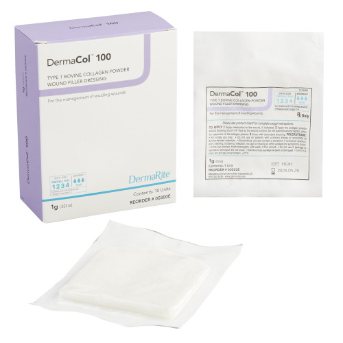 DermaCol 100 Collagen Powder Sterile 1 Gram, 00300E, Box of 10