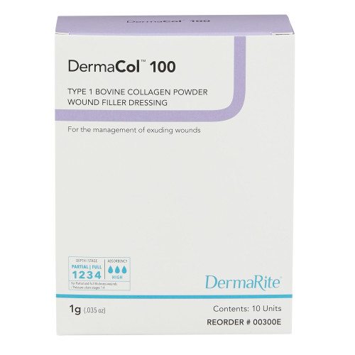 DermaCol 100 Collagen Powder Sterile 1 Gram, 00300E, Pack of 1
