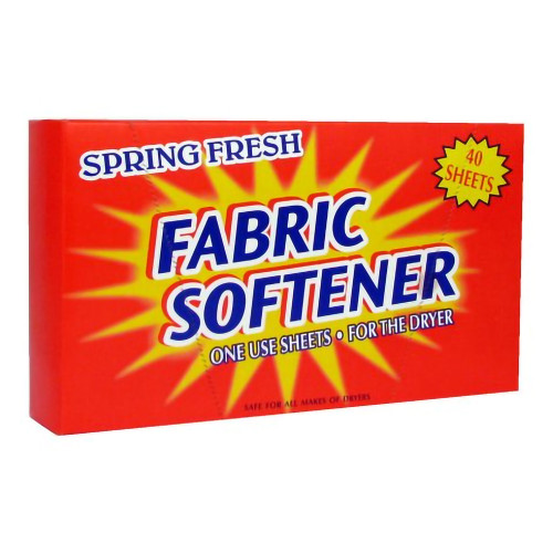 Spring Fresh Dryer Sheet 40 Count Box Sheet Scent, 063073., Case of 480