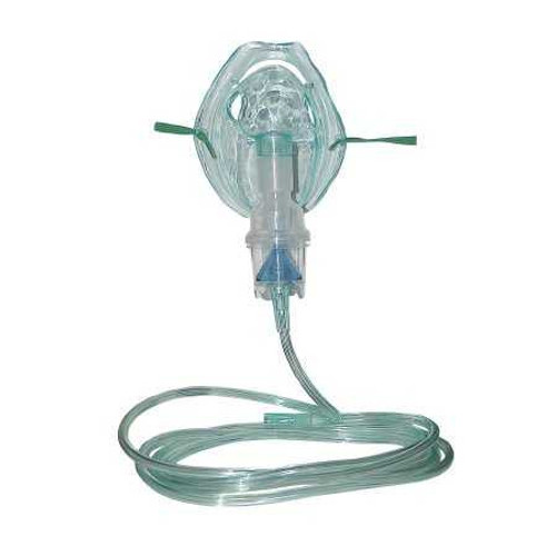 Handheld Compressor Nebulizer System Small Volume 6 mL Medication Cup Universal Aerosol Mask Delivery NEB KIT 600 Case/50 3004 Drive Medical 860477_CS