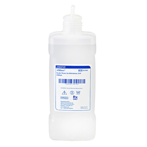 AMSure Sterile Water Liquid 1,000 mL, AS1065, Pack of 1