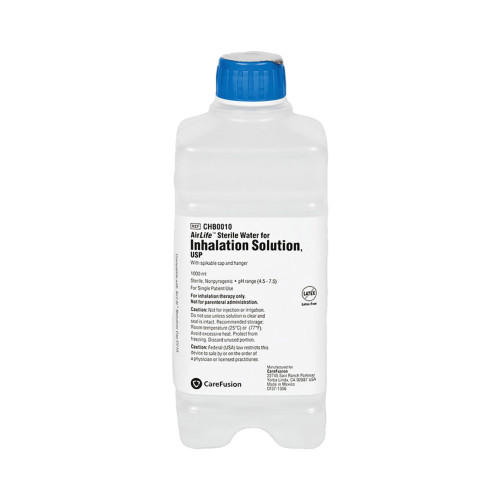 AirLife Sterile Water Liquid 1,000 mL, CHB0010, Pack of 1