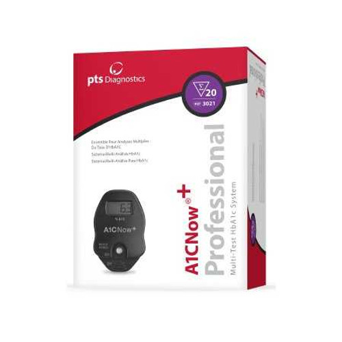 Rapid Test Kit A1CNow Diabetes Management HbA1c Test Whole Blood Sample 20 Tests 3021 Box/20 CTG1-270 PTS Diagnostics 916034_BX