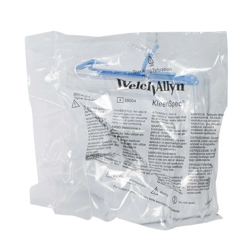 Vaginal Speculum KleenSpec 590 Series Premium Pederson NonSterile Office Grade Acrylic Large Double Blade Duckbill Disposable Corded/Cordless Light Source Compatible 59004 Each/1 9207 WELCH ALLYN 810546_EA Vaginal Speculum KleenSpec 590 Series Premium Pederson NonSterile Office Grade Acrylic Large Double Blade Duckbill Disposable Corded/Cordless Light Source Compatible 59004 Each/1 9207 WELCH ALLYN 810546_EA