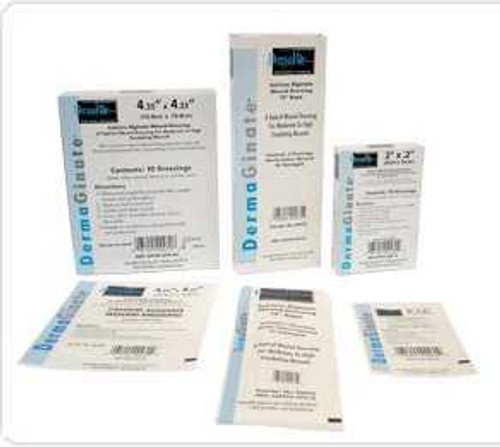 Calcium Alginate Dressing DermaGinate2 X 2 Inch Square Calcium Alginate Sterile 00260E Each/1 DVO904678 DermaRite Industries 727076_EA