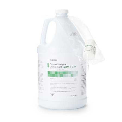 Glutaraldehyde High-Level Disinfectant McKesson 14 Day Activation Required Liquid 1 gal. Jug Max 14 Day Reuse 68-101400 Case/4 16-4234 MCK BRAND 512838_CS