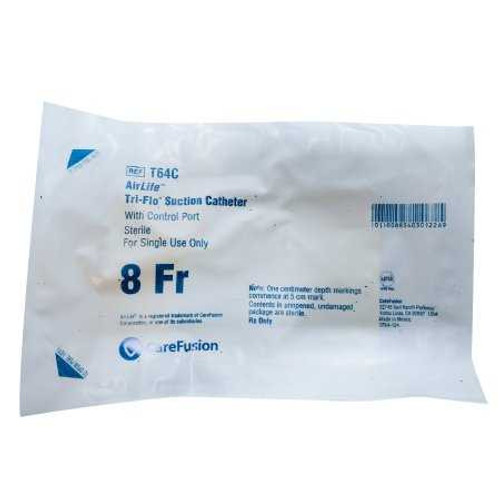 Suction Catheter AirLifeSingle Style 8 Fr. Control Port Vent T64C Each/1 6946 Vyaire Medical 251191_EA