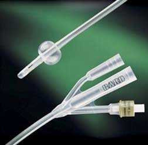 Foley Catheter Lubri-Sil 3-Way Standard Tip 5 cc Balloon 22 Fr. Hydrogel Coated Silicone 70522L Each/1 16-9542 Bard 433531_EA