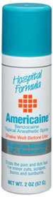 Itch Relief Americaine20% Strength Spray 2 oz. Can 63736037882 Each/1 RCP1820579 Emerson Healthcare 776523_EA Itch Relief Americaine20% Strength Spray 2 oz. Can 63736037882 Each/1 RCP1820579 Emerson Healthcare 776523_EA