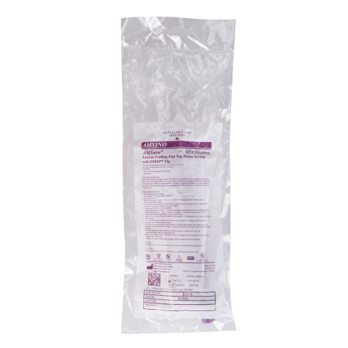 AMSure Enteral / Oral Syringe 60 mL Enfit Tip Without Safety, ENS115NS, Case of 30