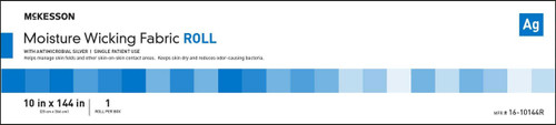 Silver Moisture Wicking Fabric McKesson 10 X 144 Inch Roll Sterile 16-10144R Case/12 45122 MCK BRAND 1152160_CS