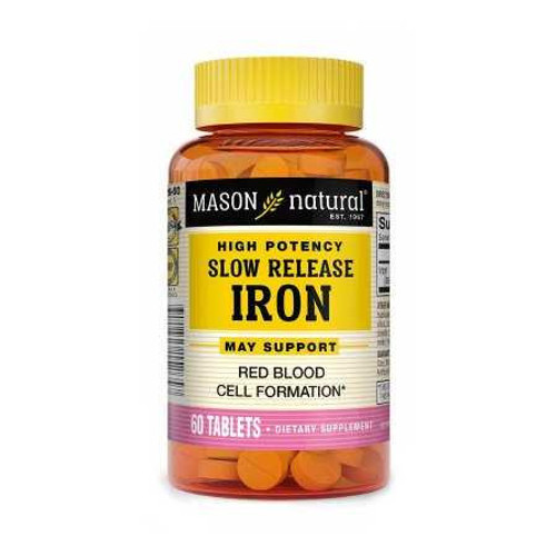 Mineral Supplement Iron 50 mg Strength Tablet 60 per Bottle 31184515265 Each/1 DVO4995480 Mason Vitamins 1123973_EA