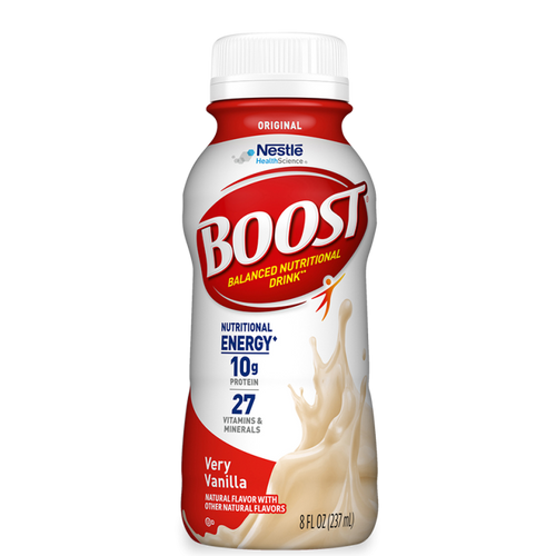 Oral Supplement Boost Original Very Vanilla Flavor Ready to Use 8 oz. Carton 00043900582764 Case/24 48294 Nestle Healthcare Nutrition 1178521_CS