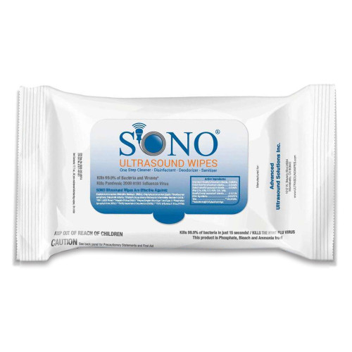 Sono Surface Disinfectant Cleaner Premoistened Manual Pull Wipe 50 Count Soft Pack Scented NonSterile, SONO4018, Pack of 1