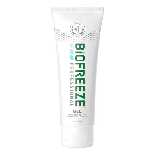 Topical Pain Relief BiofreezeProfessional 5% Strength Menthol Topical Gel 4 oz. 13410 Box/12 169-50 Performance Health 1027512_BX